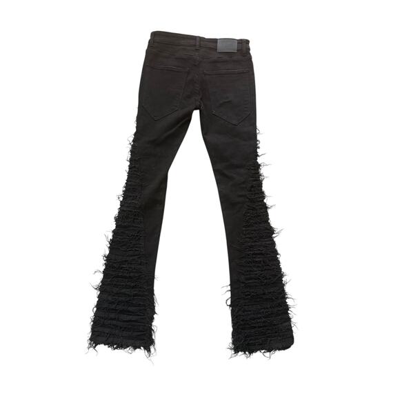 VALABASAS STACKED “PABLO” NERO JEANS sz 28 - Picture 2 of 6